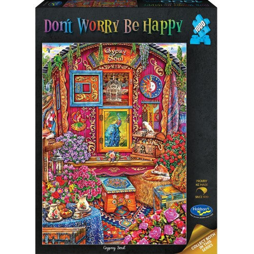 Jigsaw Puzzle - Dont Worry Be Happy Gypsy Soul (1000pcs)