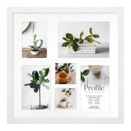 Elegant Deluxe White Photo Frame