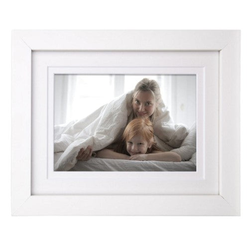 PROFILE ELEGANT DELUXE WHITE 6X8/4X6 PHOTO FRAME