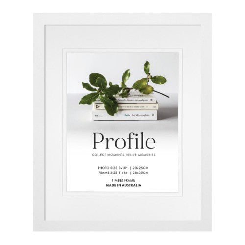 PROFILE ELEGANT DELUXE WHITE 12X16/8X12 PHOTO FRAME