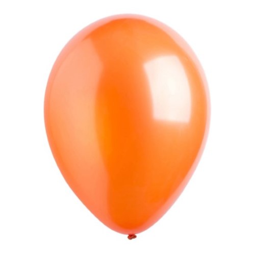 Latex Balloons 30cm Bulk Pack 200CT Metallic Orange