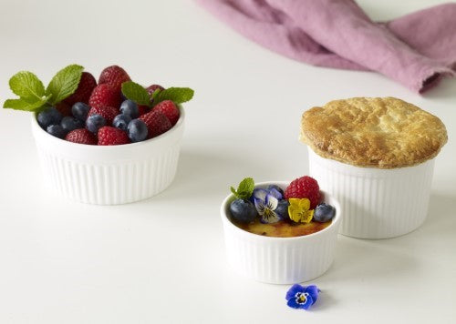 Banquet Souffle Dish White 125x125x57mm - Tablekraft- Set of 6