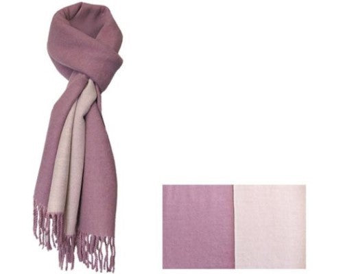 Scarf -Silk-touch Mauve