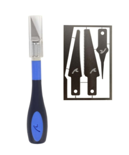 Wooden Ship Kit Fittings - Cut No.5,2saws, Glue Appicator