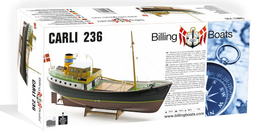 Wooden Ship Model - 1/60 Carli Tug Boat