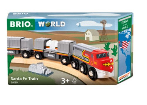 BRIO - Santa Fe Train (Trains of the World)