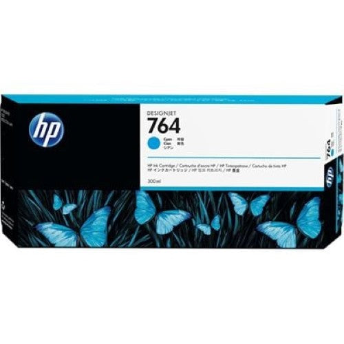 HP 764 300-ml Cyan Ink Cartridge (C1Q13A)