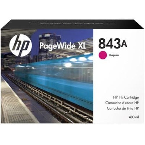 HP 843B 400-ml Black PageWide XL Ink Cartridge (C1Q61A)