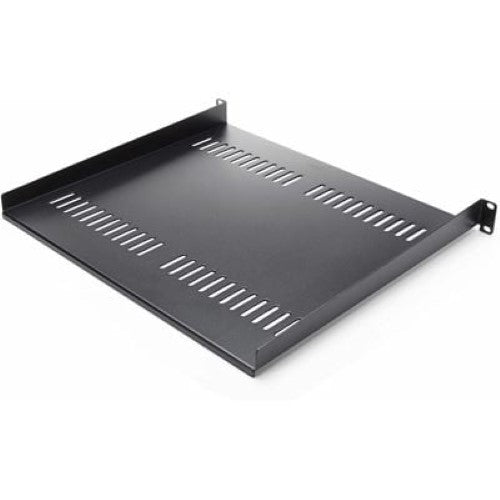 2-Pack 1U Server Rack Shelf Vented