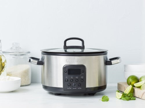Bistro Slow Cooker 3.7L - Stainless Steel - GreenPan