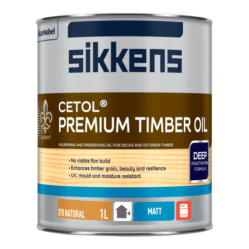 Sikkens Cetol Premium Timber Oil - Natural 1L