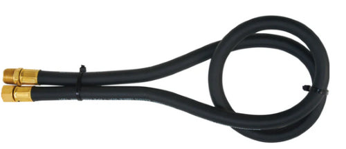 Campmaster 1000mm 3/8 BSP M to 1/4 BSP F L.P. Gas Hose