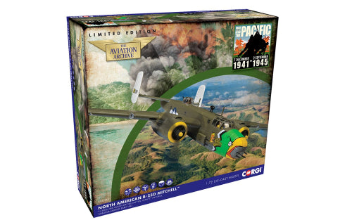 Diecast Aircraft - 1/72 B-25D Mitchell, Red Wrath