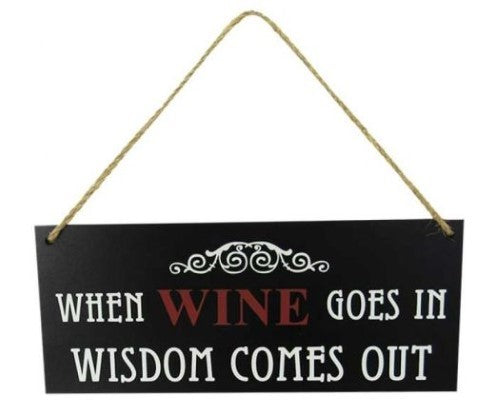 Wall Art - Drinks Hanger Wisdom