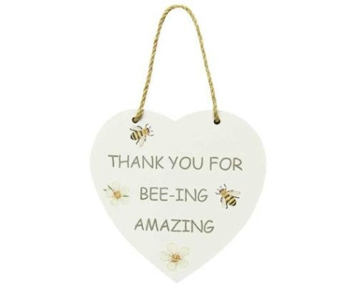 Wall Art - Bee Heart Hanger Amazing
