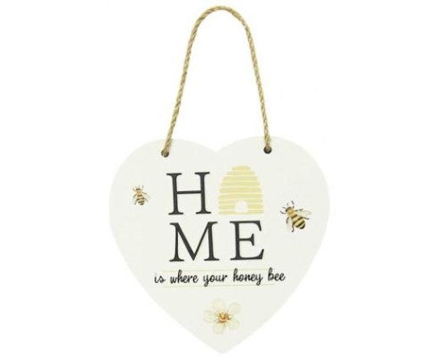 Wall Art - Bee Heart Hanger Home