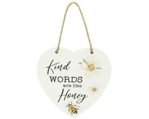 Wall Art - Bee Heart Hanger Honey