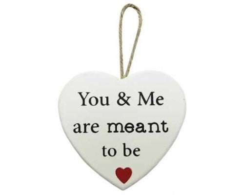 Wall Art - Love Heart Hanger Meant To Be