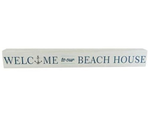 Wall Art - Beach House Sign Welcome