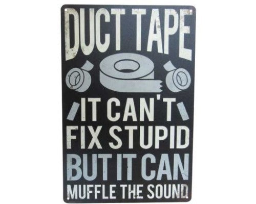 Wall Art Tin - Duct Tape Fixes