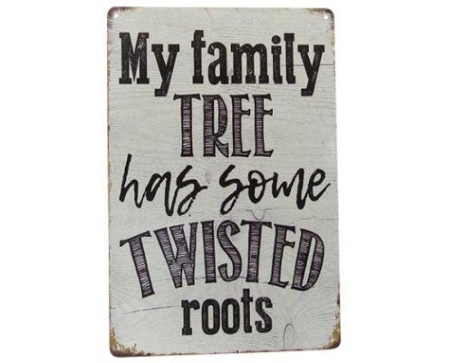 Wall Art Tin - Family Tree