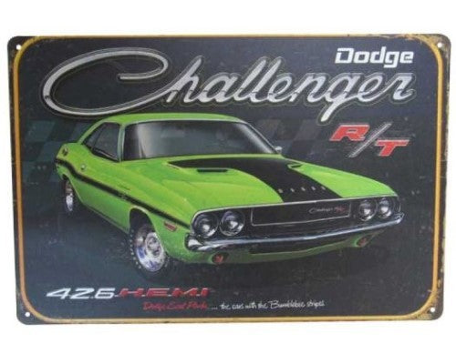 Wall Art Tin - Dodge Challenger
