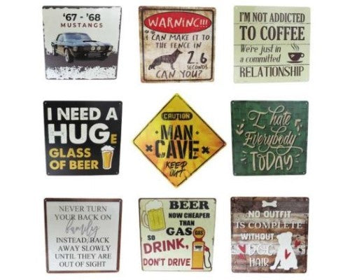 Wall Art Tin - SQ Set 9