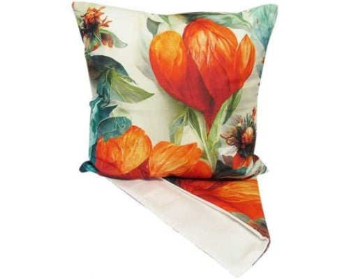 Cushion Cover - Orange Tulip
