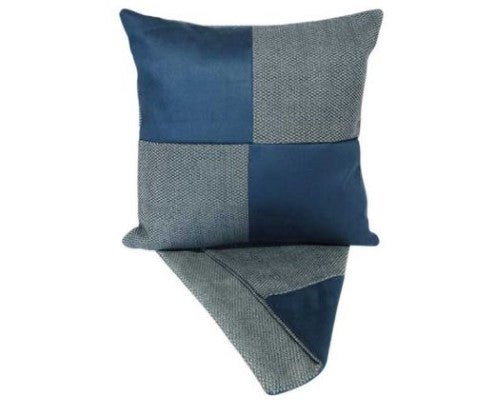Cushion Cover - Quarters Blue