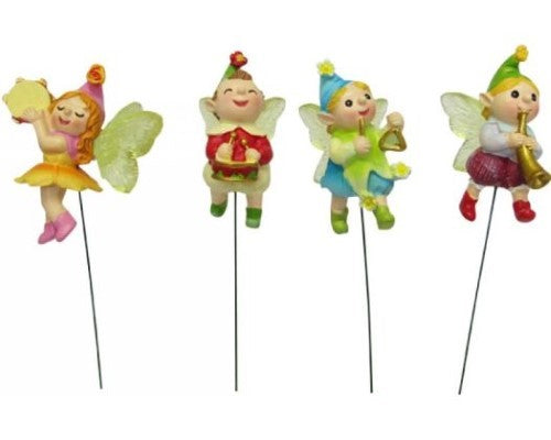 Garden Pot Elf Band Set of 4