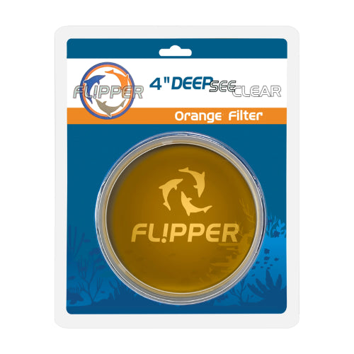 Aquatic Accessorie Flipper Deepsee Orange Lens Filter 10cm