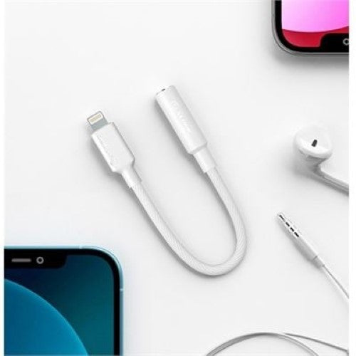 Alogic Elements PRO Lightning to 3.5 Audio Adapter - White (ELP8P35A-WH)