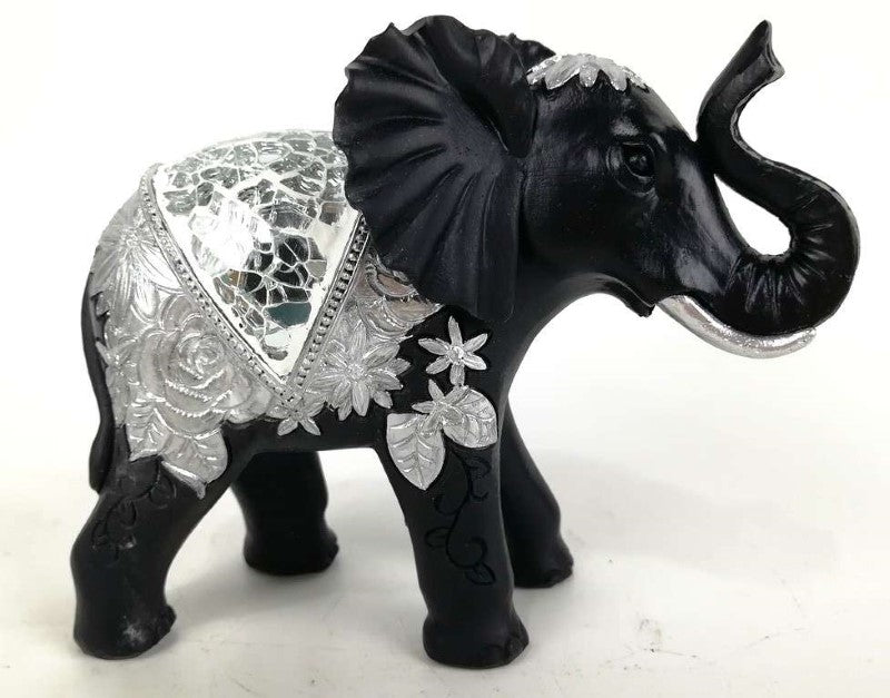 Ornament - Elephant 14.50 x 6.30 x 11.80cm (Set of 2)