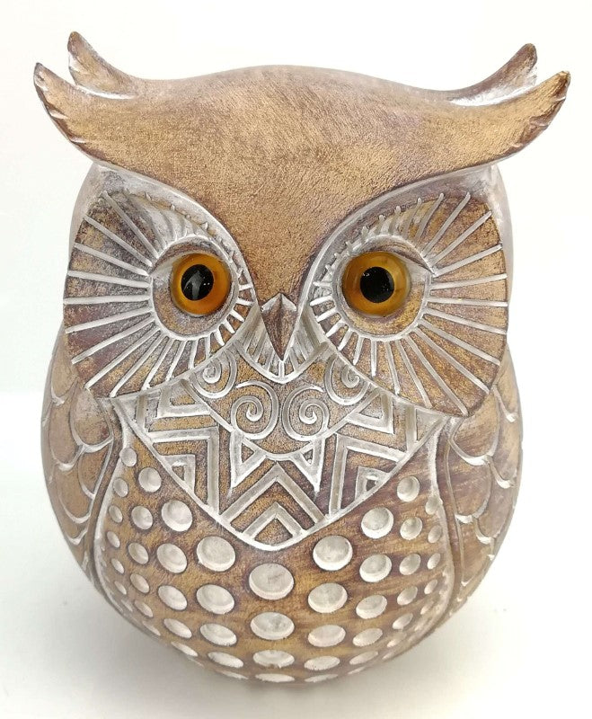 Ornament - Owl Medium 1 (11.50 x 10 x 15.50cm)