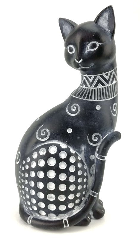 Ornament - Cat Black  (12 x 9 x 24.50cm)