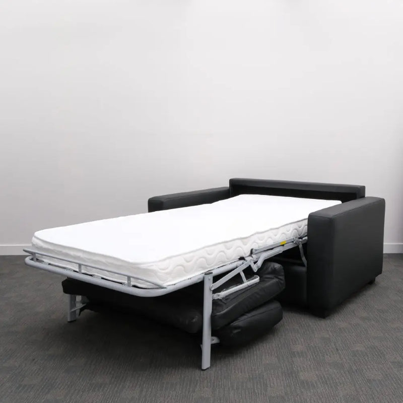 Sofa Bed - Makers Black PU (Single)
