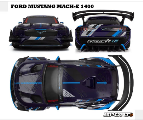 Radio Control - 1/10 RS4 S3 Mach E w/b&c