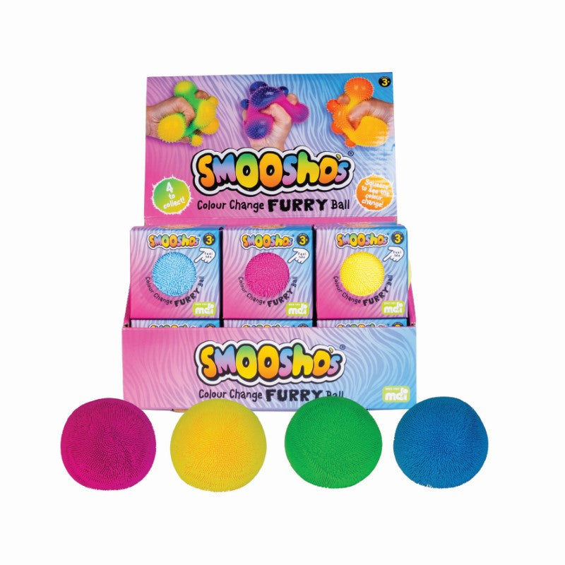 Smoosho's Colour Change Furry Ball (Set of 12 Assorted)