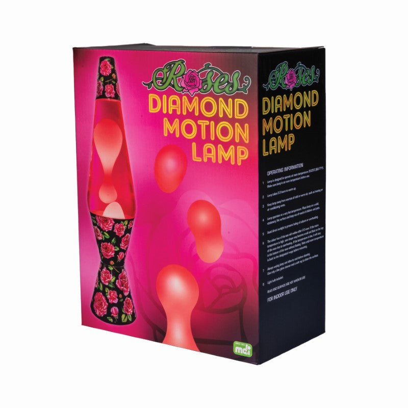 Motion Lamp - Roses Diamond (9.2 x 9.2 x 36cm)