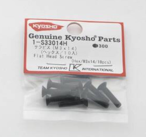 Kyosho Part - Hex FH Screw (M3x14)(10)