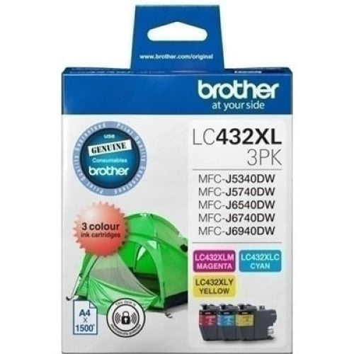 Brother LC432 XL CMY Pack (LC432XL3PKS)