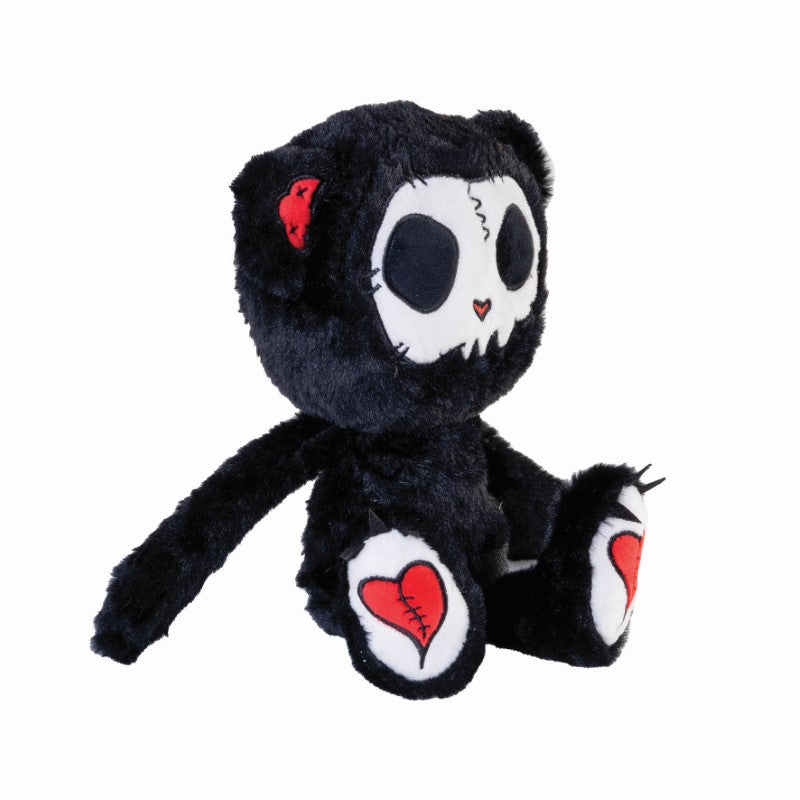 Plush - Gus Fink's Grim the Stitch Bear Gooli Black (15 x 10 x 35cm)