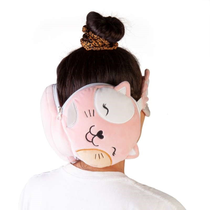 Travel Mask & Pillow - Smoosho's Pals Cat