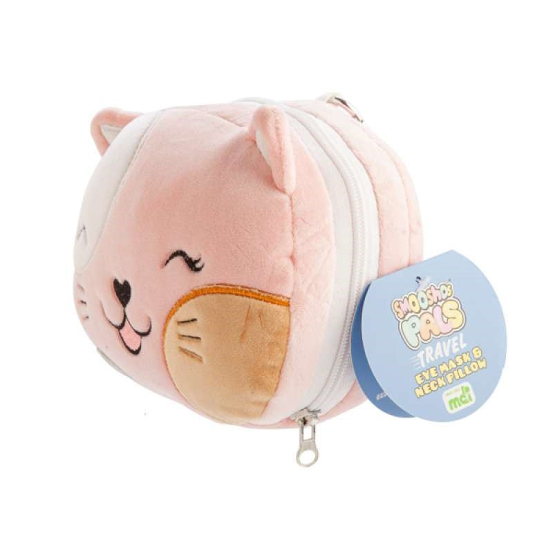 Travel Mask & Pillow - Smoosho's Pals Cat