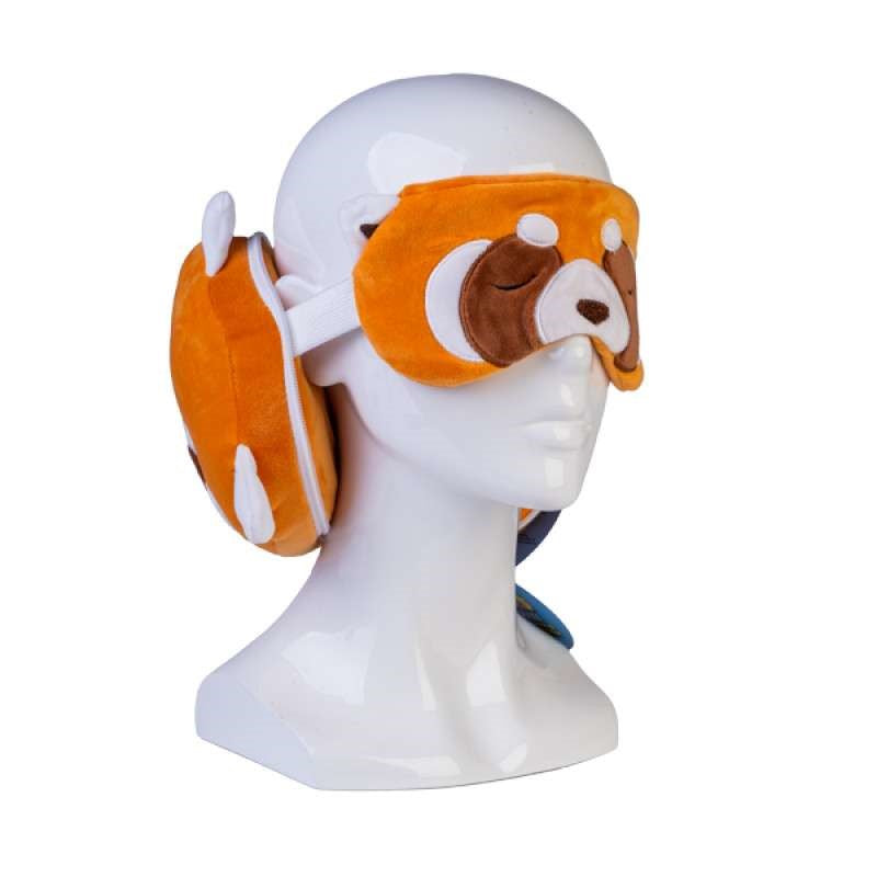 Travel Mask & Pillow - Smoosho's Pals Red Panda