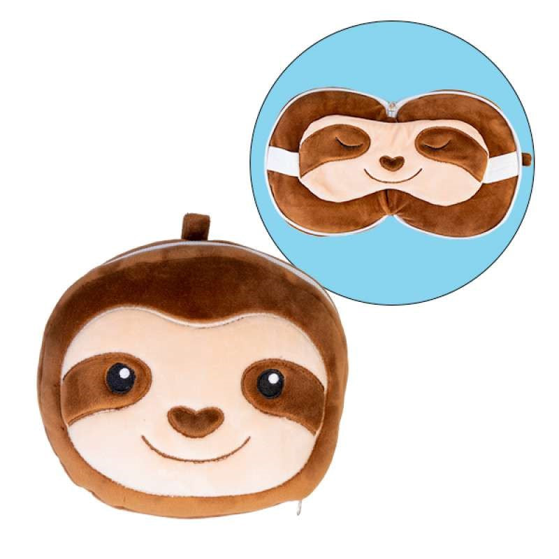 Travel Mask & Pillow - Smoosho's Pals Sloth