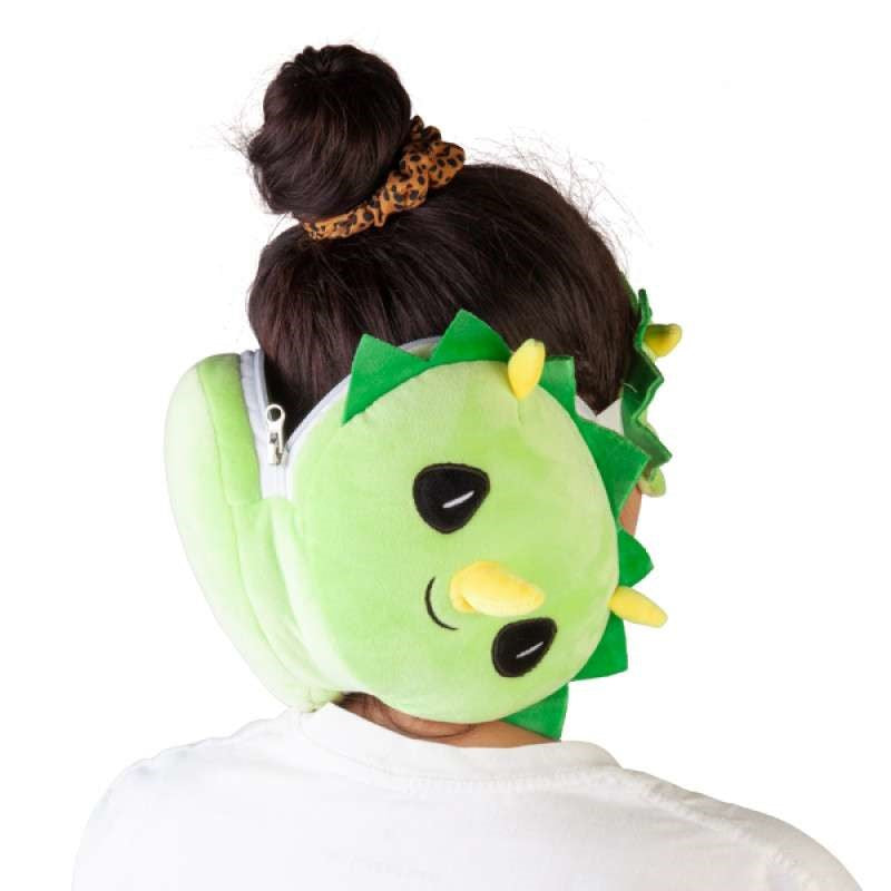 Travel Mask & Pillow - Smoosho's Pals Triceratops