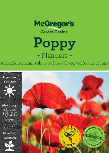 McGregor's Poppy Flanders Seed Packet