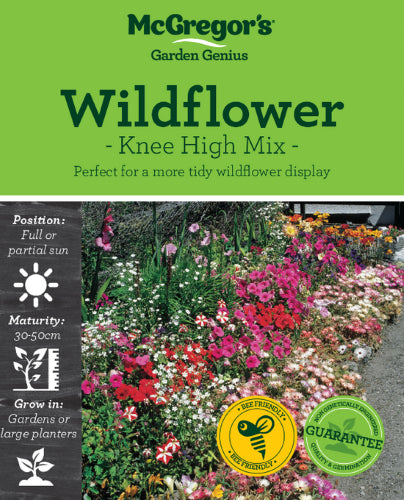 McGregor's Wildflower Knee High Mix Seed Packet