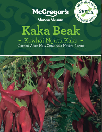 McGregor's Kaka Beak N.Z. Native Seed Packet